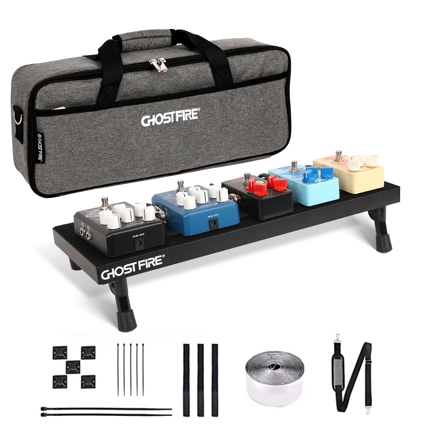 Amazon.com: Ghost Fire Guitar Pedal Board Aluminum Alloy 1.5lbs